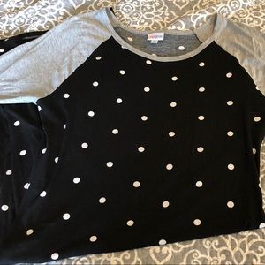 LuLaRoe polka dot Julia dress
